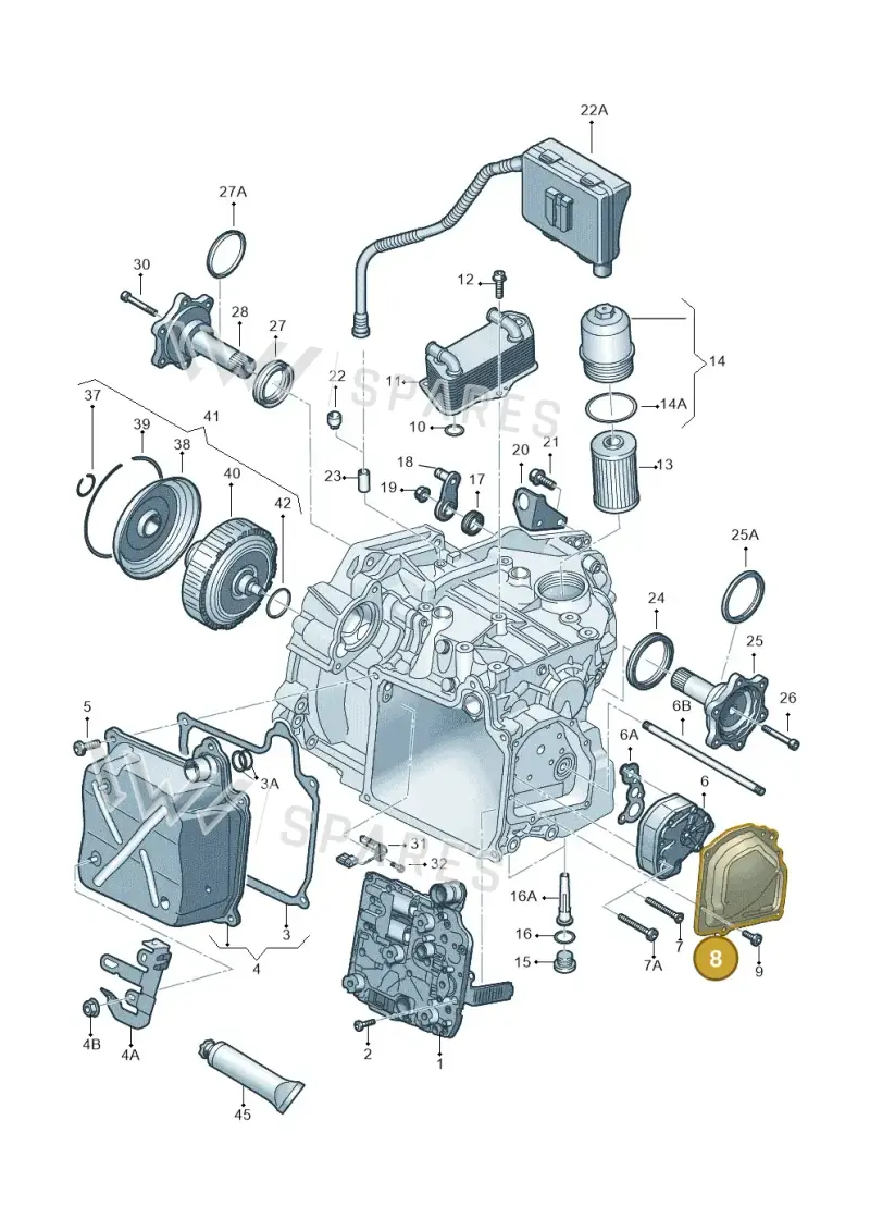 02E315141A — Volkswagen Sharan Blue Motion (2010-2015) diagram 689321500, position 8