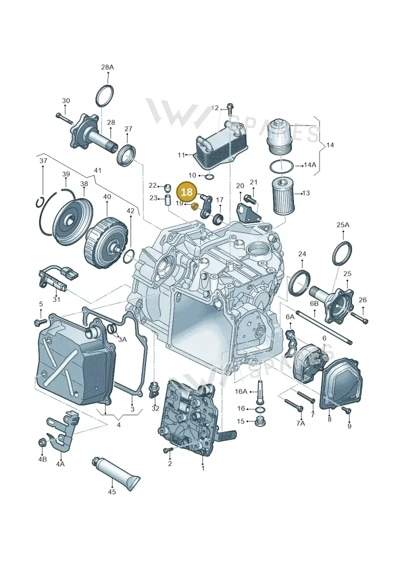 02E321171B — Volkswagen TOURAN (2006-) diagram 405321620, position 18