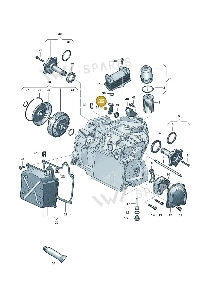 02E321171D — Volkswagen T-Roc BlueMotion (2017-2024) diagram 827355055, position 35