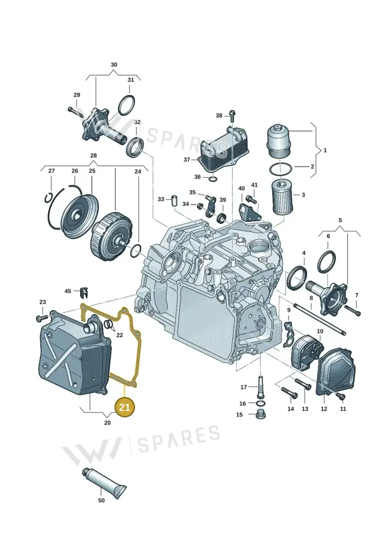 02E321371E — Volkswagen T-Roc BlueMotion (2017-2024) diagram 827355055, position 21