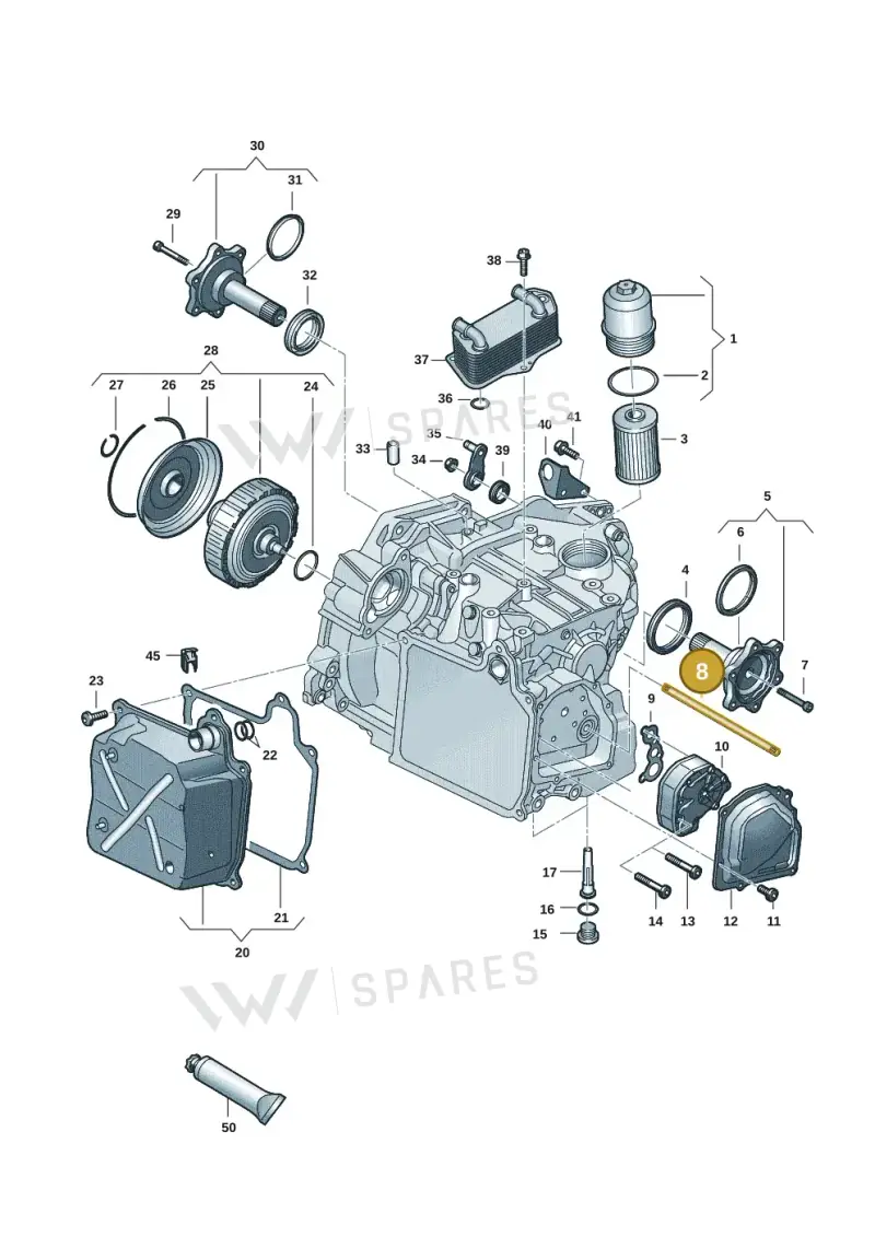 02E323561C — Volkswagen T-Roc BlueMotion (2017-2024) diagram 827355055, position 8