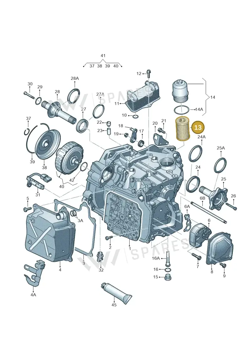 02E398051 — Volkswagen New beetle (2011-2016) diagram 405321600, position 13