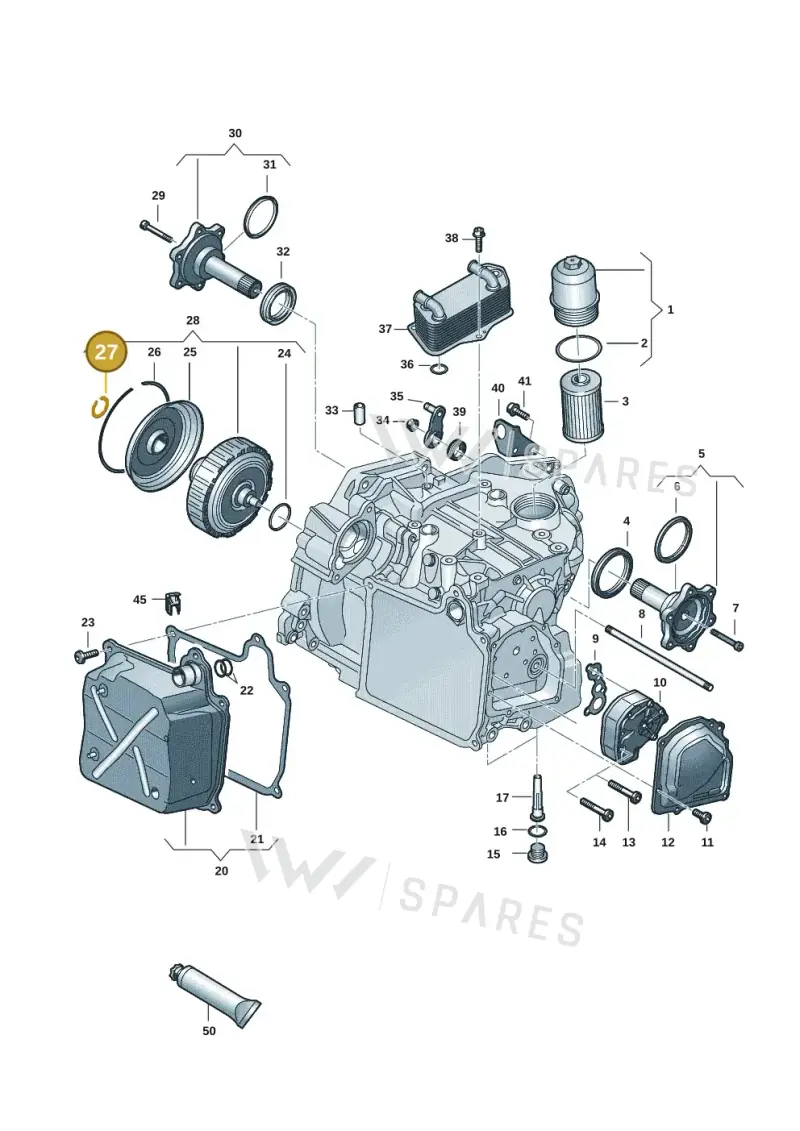 02E398321 — Volkswagen T-Roc BlueMotion (2017-2024) diagram 827355055, position 27