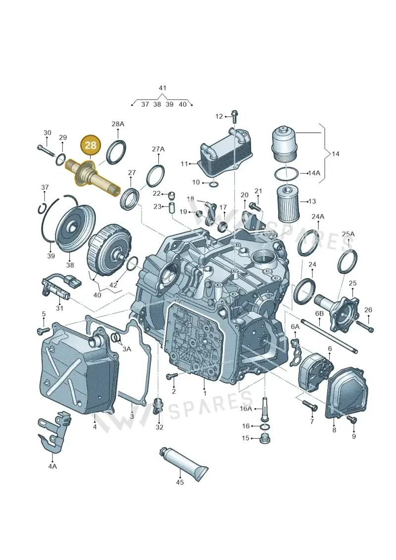 02E409344C — Volkswagen Beetle (2016-2019) diagram 405321600, position 28
