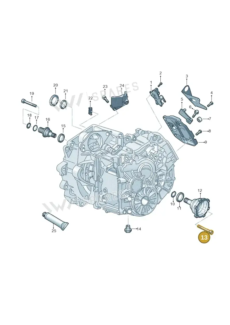 02E409359 — Volkswagen Passat estate (2023-) diagram 827345110, position 13