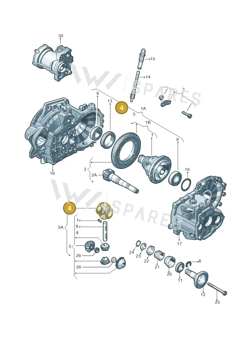 02J409170 — Volkswagen Jetta Wagon            02 (2001-2002) diagram 143409100, position 4