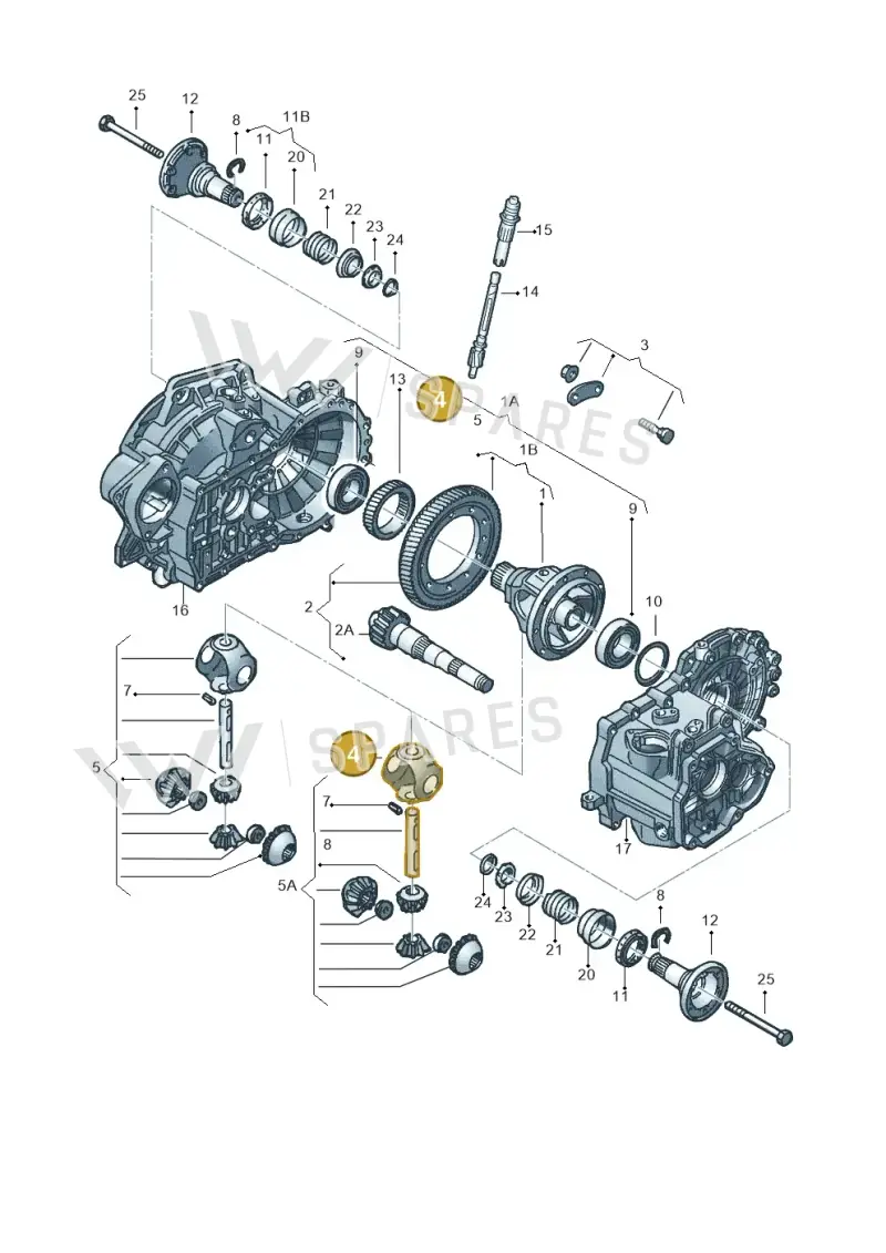 02J409170 — Volkswagen New Beetle Cabrio. (2003-2005) diagram 148409250, position 4