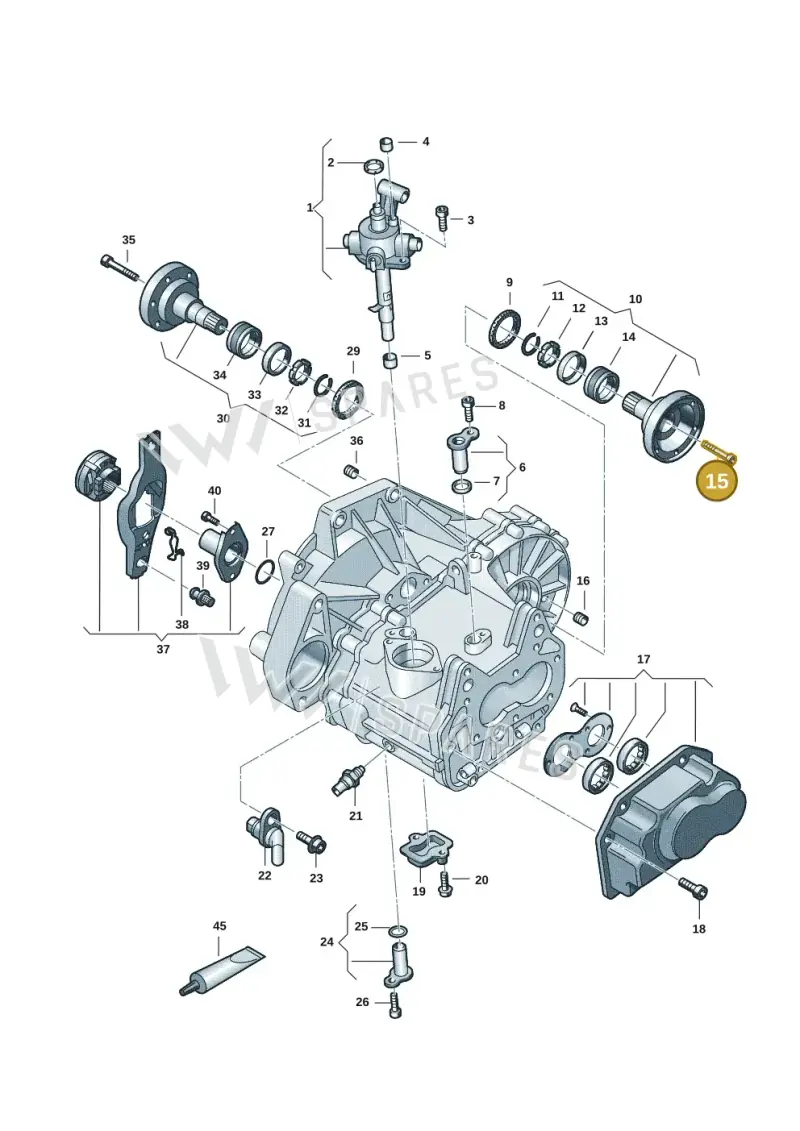 02J409359 — Volkswagen Taigo (2021-2024) diagram 2f0301120, position 15