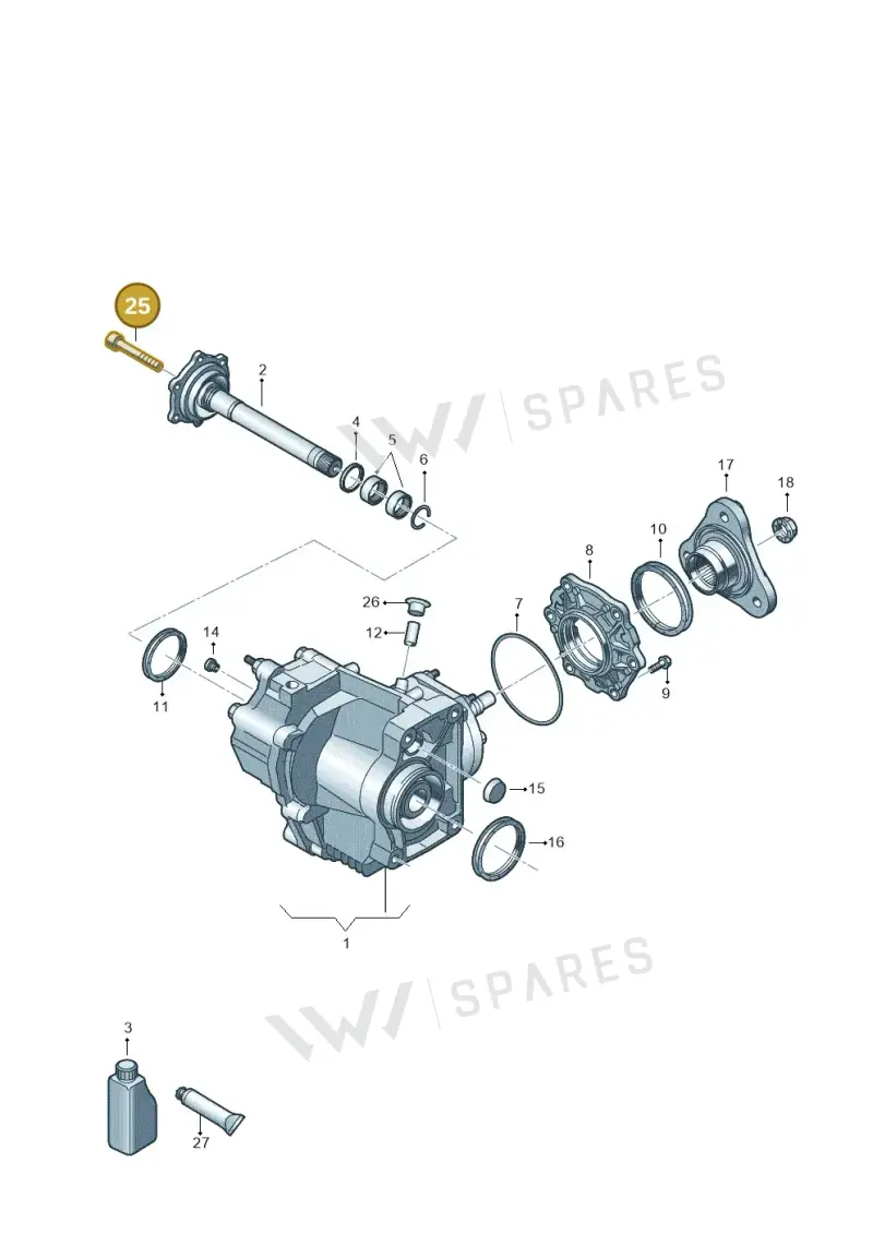 02J409359 — Volkswagen Caddy Maxi Kombi (2020-2024) diagram 813409010, position 25
