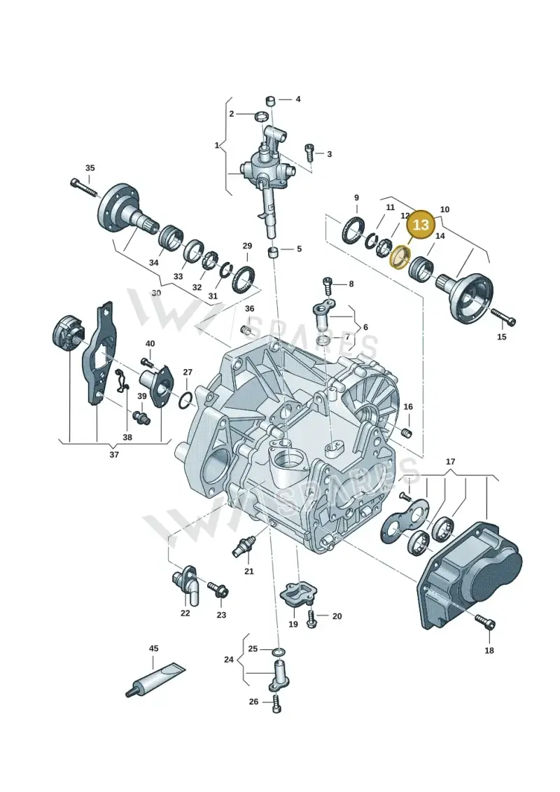 02J409378 — Volkswagen Taigo (2021-2024) diagram 2f0301120, position 13