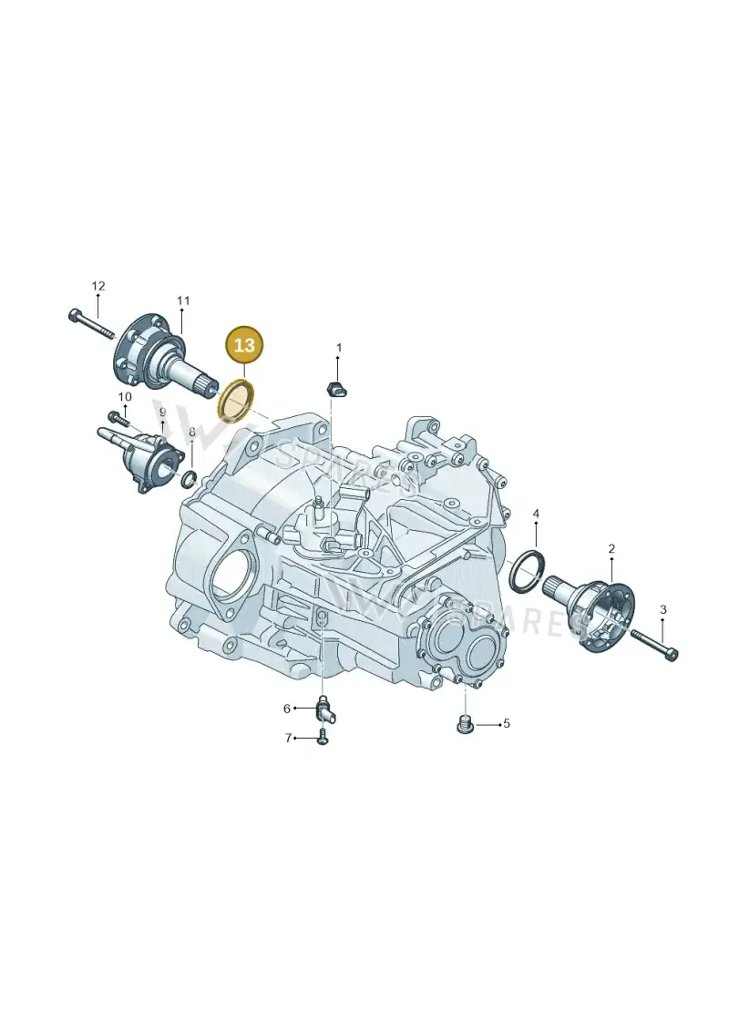 02M301189L — Volkswagen Tiguan 2.0 4Motion (2017-2024) diagram 793300320, position 13