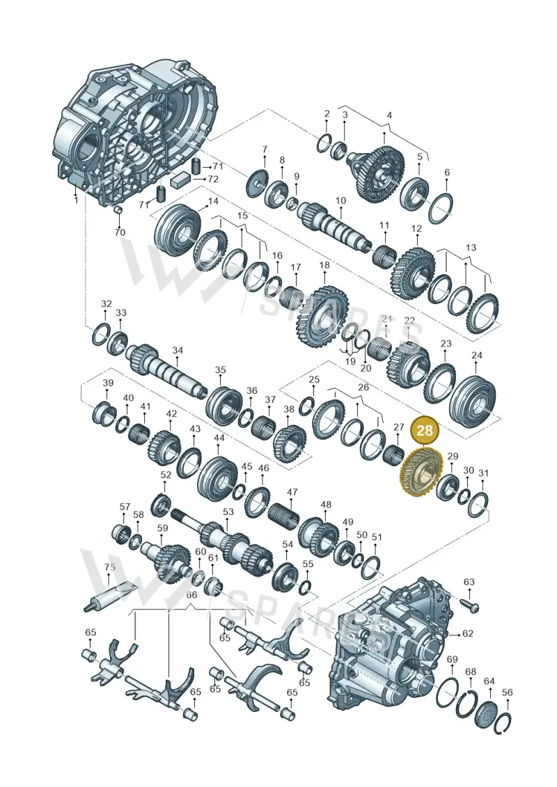 02M311129AD — Volkswagen Caddy Maxi Kombi (2020-2024) diagram 813300552, position 28