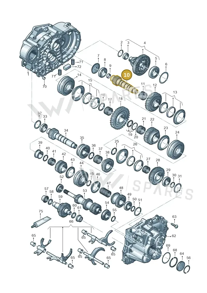 02M311205BD — Volkswagen Caddy Maxi Kombi (2020-2024) diagram 813300552, position 10