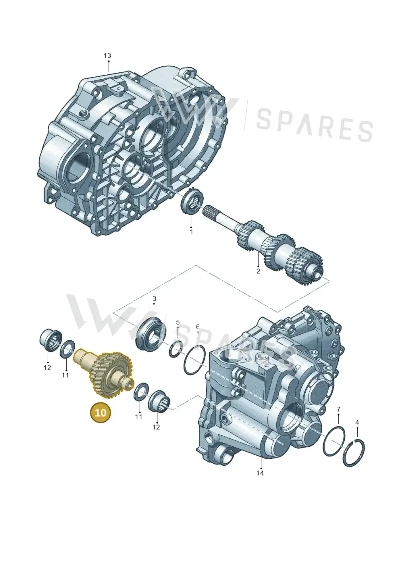02M311509R — Volkswagen Polo 1.4 BlueMotion (2014-2017) diagram 694311420, position 10