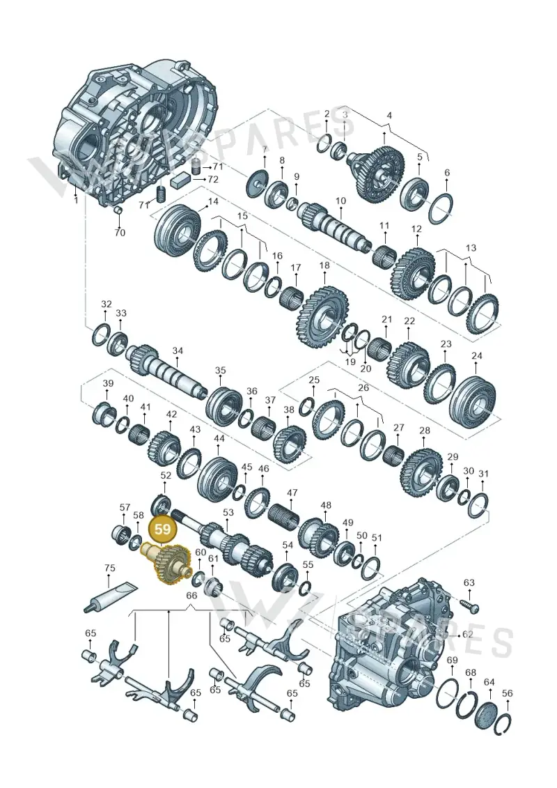 02M311509R — Volkswagen Caddy Maxi Kombi (2020-2024) diagram 813300552, position 59