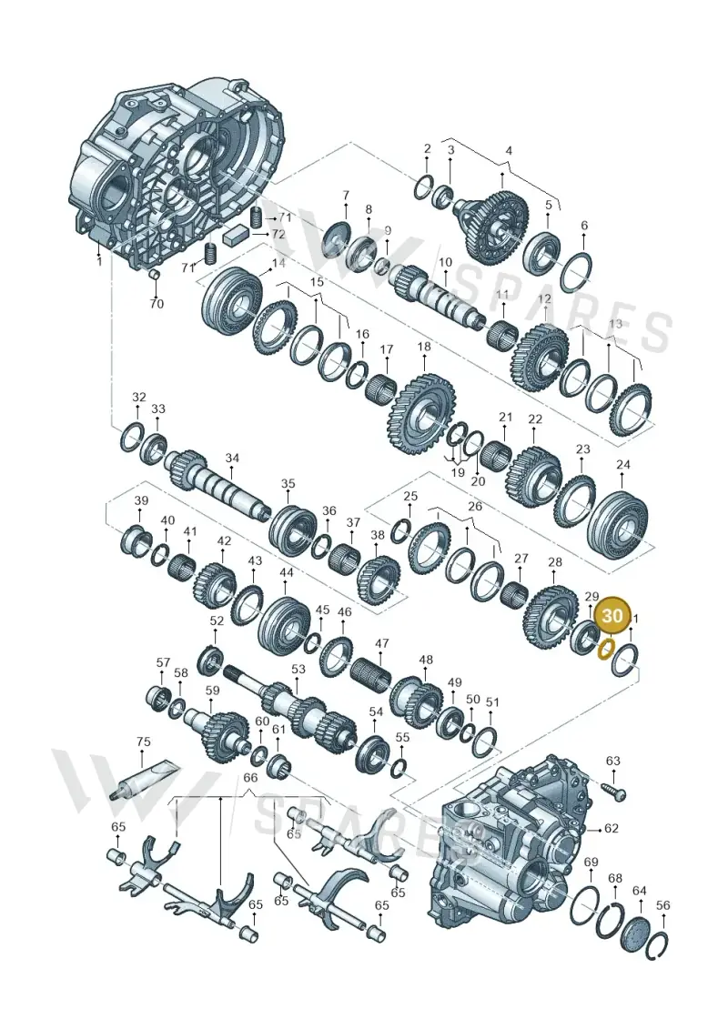 02M398008 — Volkswagen Caddy Maxi Kombi (2020-2024) diagram 813300552, position 30