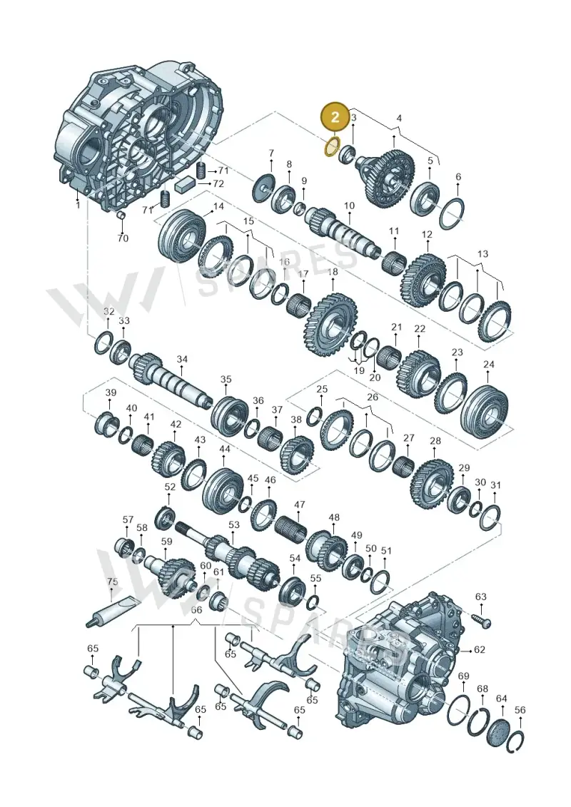 02M409208 — Volkswagen T-Roc BlueMotion (2017-2024) diagram 813300552, position 2