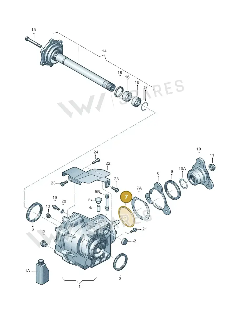 02M409280M — Volkswagen GOLF VARIANT           07> (2007-) diagram 649409410, position 7