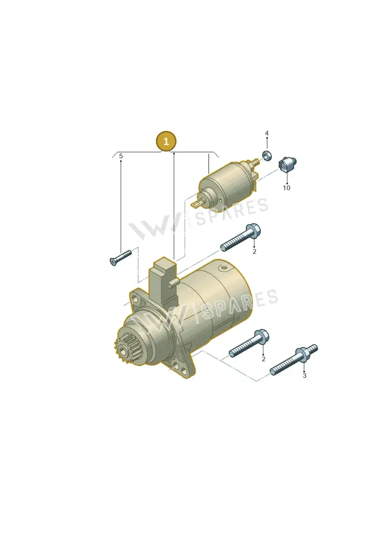 02M911021B — Volkswagen Jetta 2.0 (2015-2015) diagram 746911000, position 1