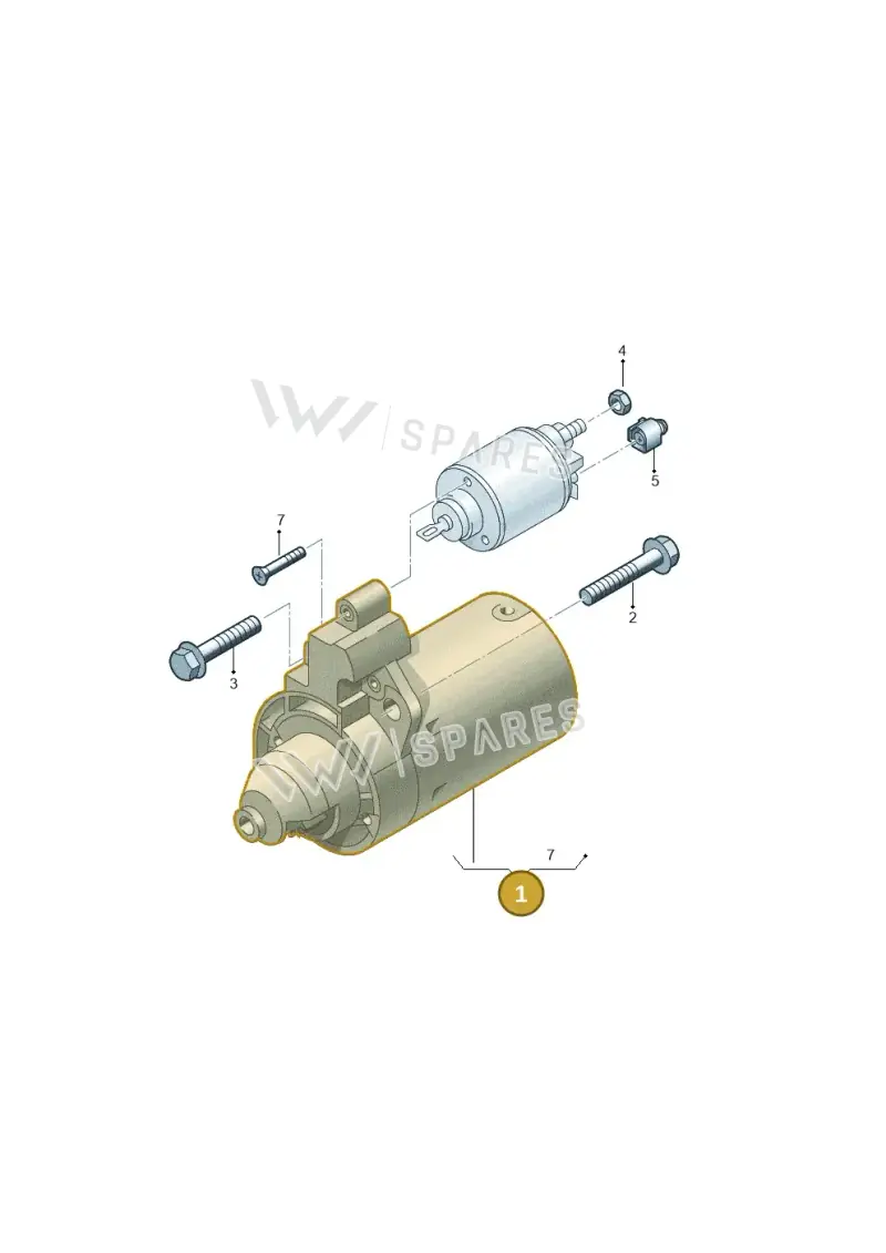 02M911024J — Audi A3 Sportback (2019-2025) diagram 771911300, position 1