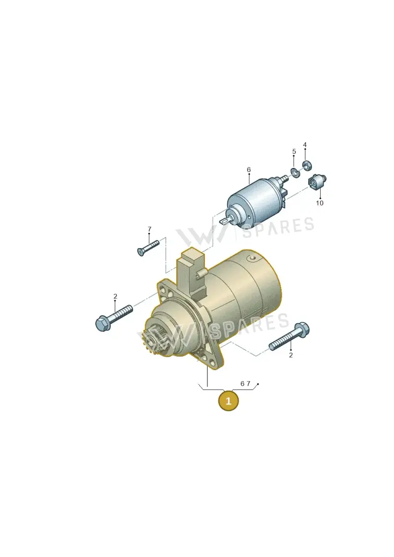 02M911024M — Volkswagen New beetle (2011-2016) diagram 679911000, position 1