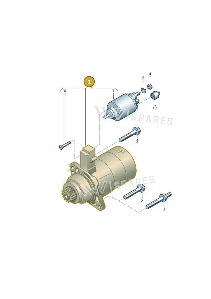 02M911024MX — Volkswagen New beetle cabriolet (2011-2016) diagram 737911000, position 1
