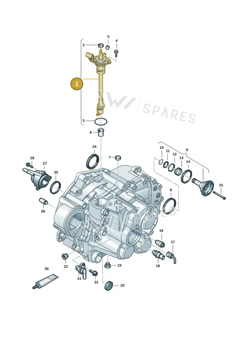 02Q301230S — Volkswagen Caddy Maxi Kombi (2020-2024) diagram 2ka300570, position 1
