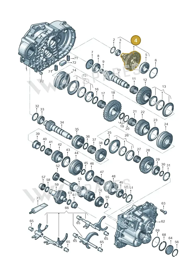 02Q409021T — Volkswagen Caddy Maxi Kombi (2020-2024) diagram 813300552, position 4