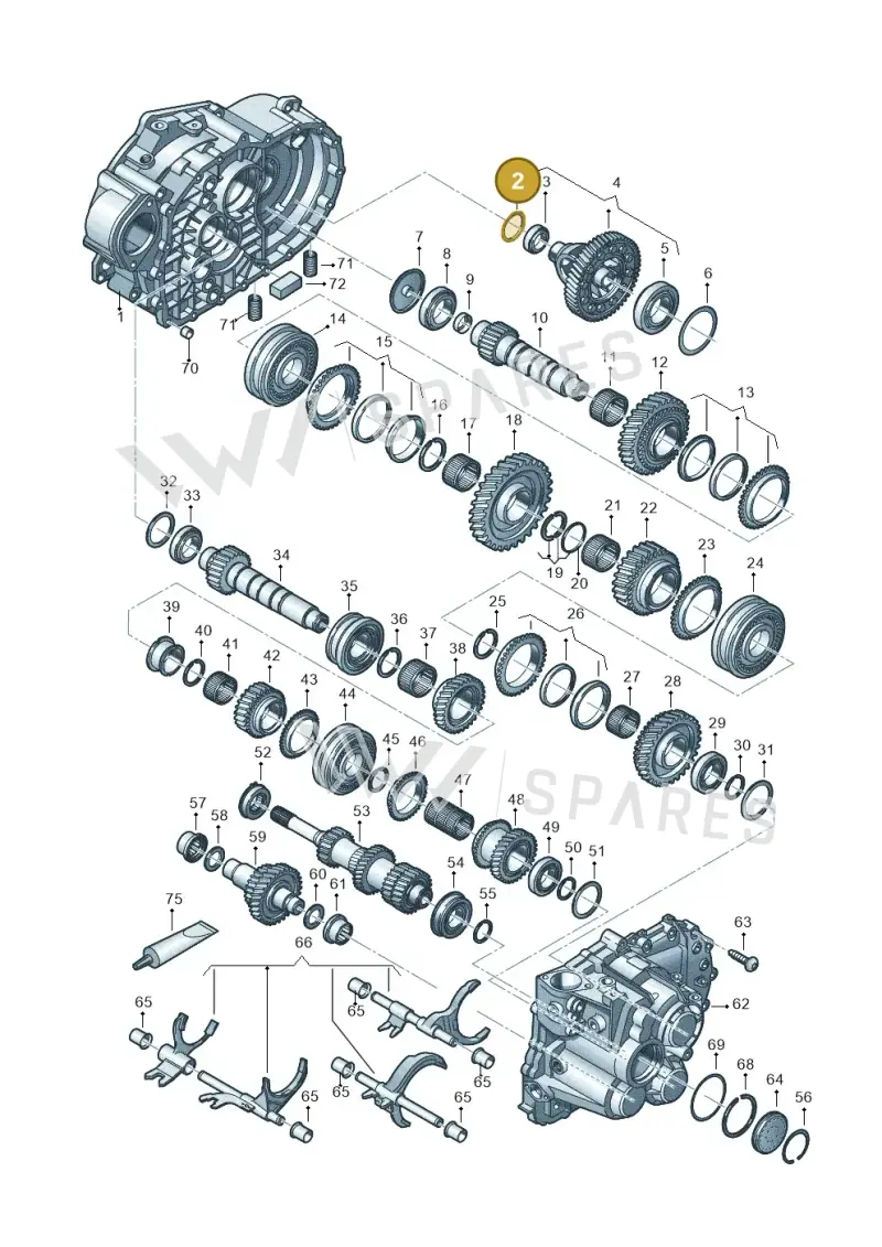 02Q409208 — Volkswagen Caddy Maxi Kombi (2020-2024) diagram 813300552, position 2