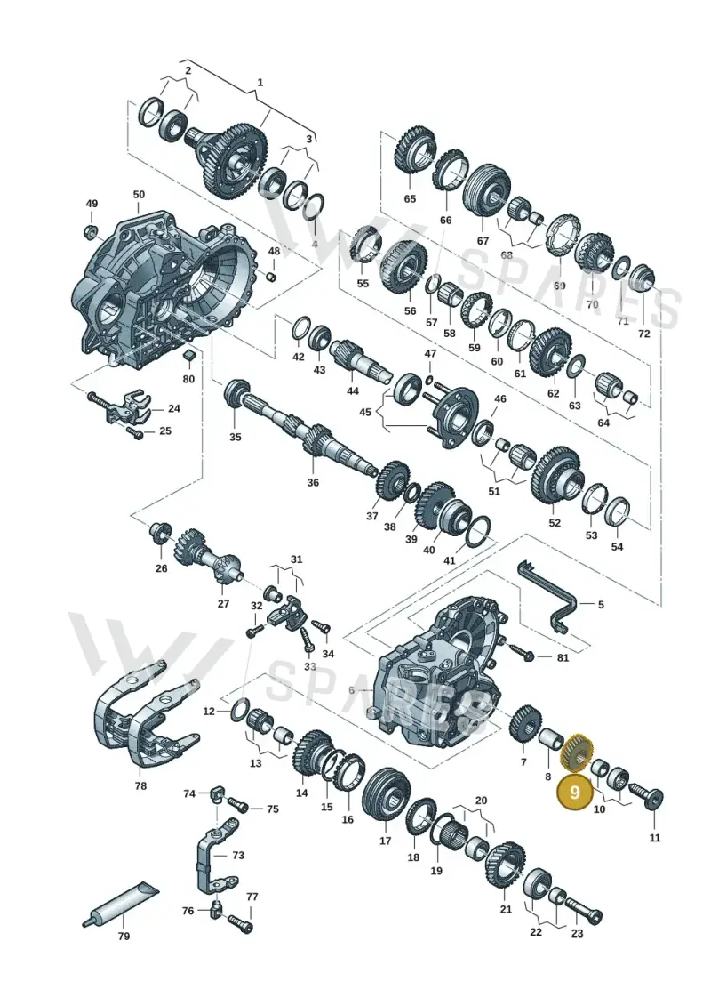 02S311166AM — Volkswagen Golf 2.0 BlueMotion (2019-2024) diagram 2gk300352, position 9