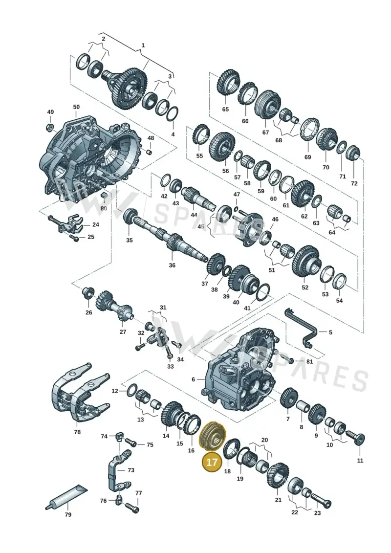 02S311241F — Volkswagen Golf 2.0 BlueMotion (2019-2024) diagram 2gk300352, position 17