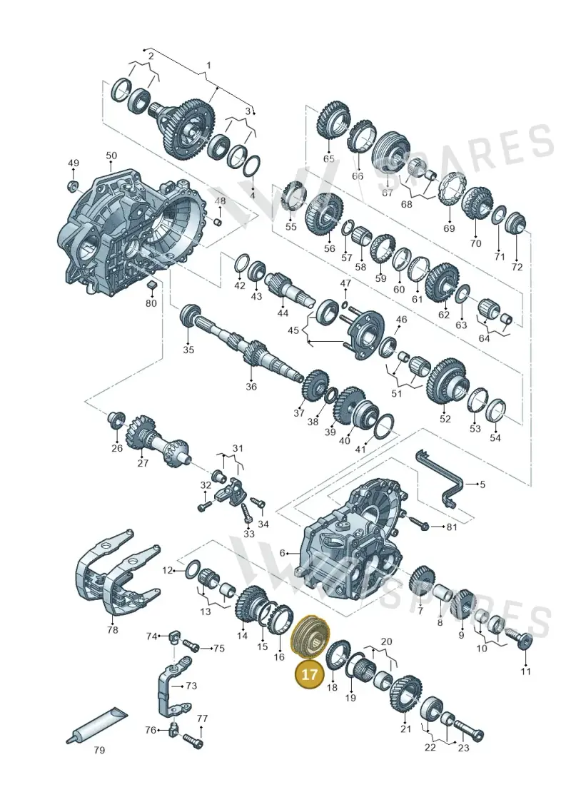 02S311241F — Volkswagen Arteon (2017-2023) diagram 828303520, position 17