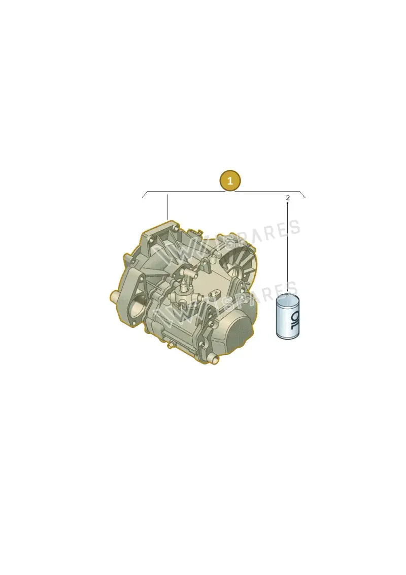 02T300020C — SEAT Ibiza (2012-) diagram 701300100, position 1