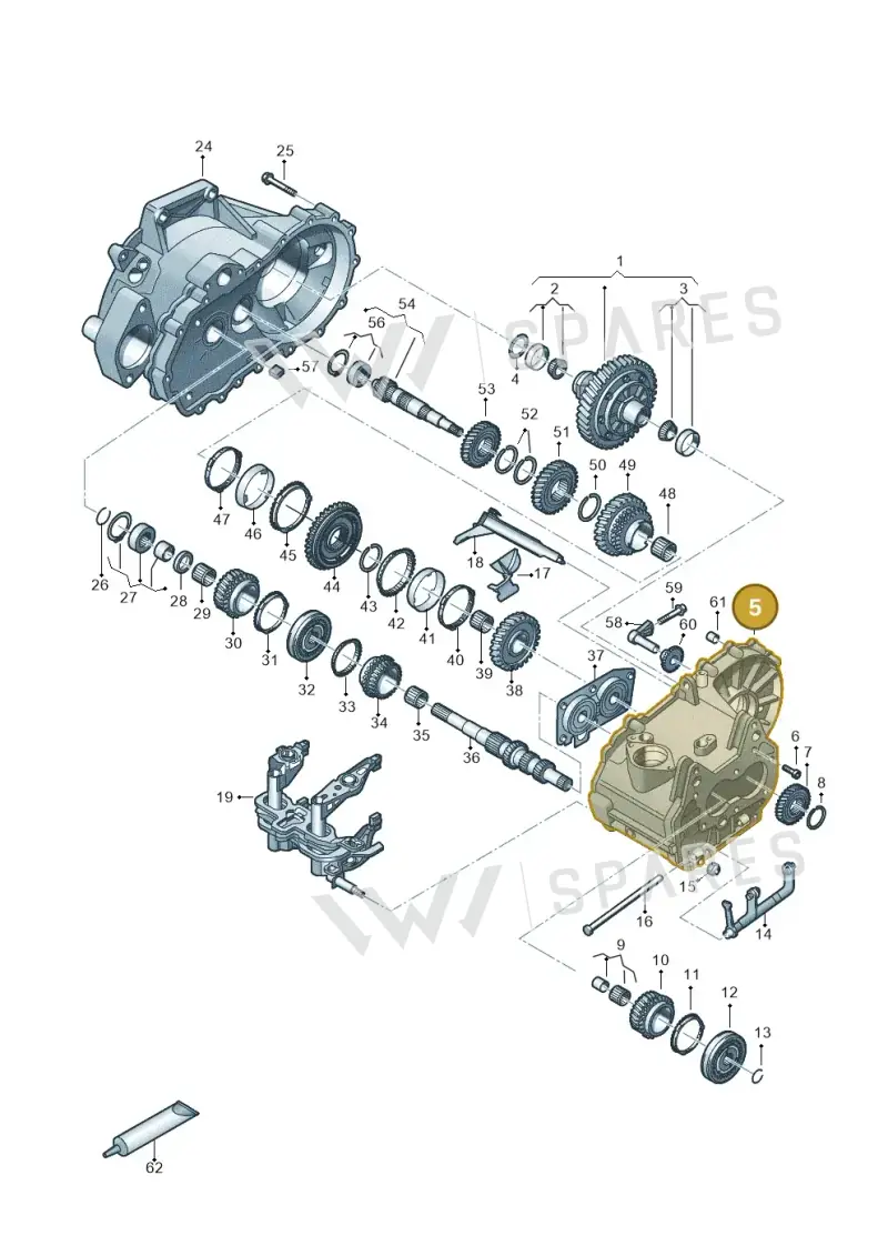 02T301103BS — Volkswagen Polo (2017-2025) diagram 827305060, position 5