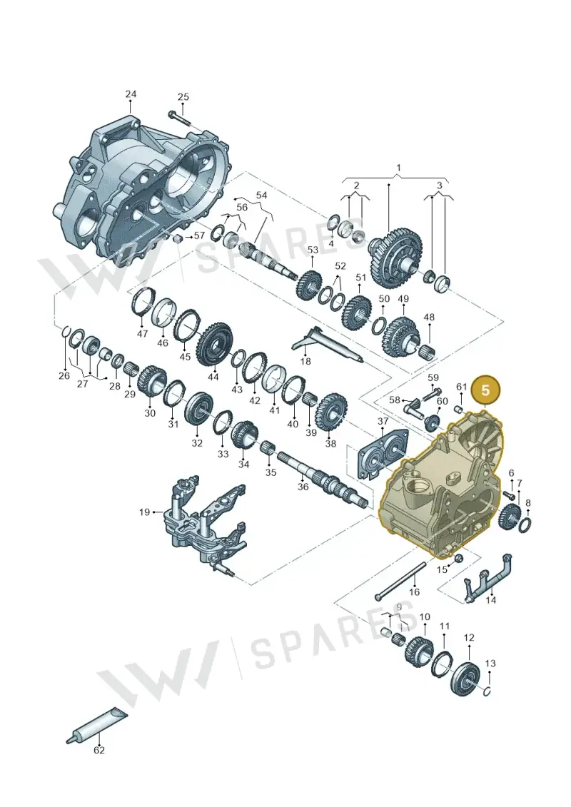 02T301103CJ — Volkswagen Jetta 1.4 (2017-2024) diagram 837300120, position 5