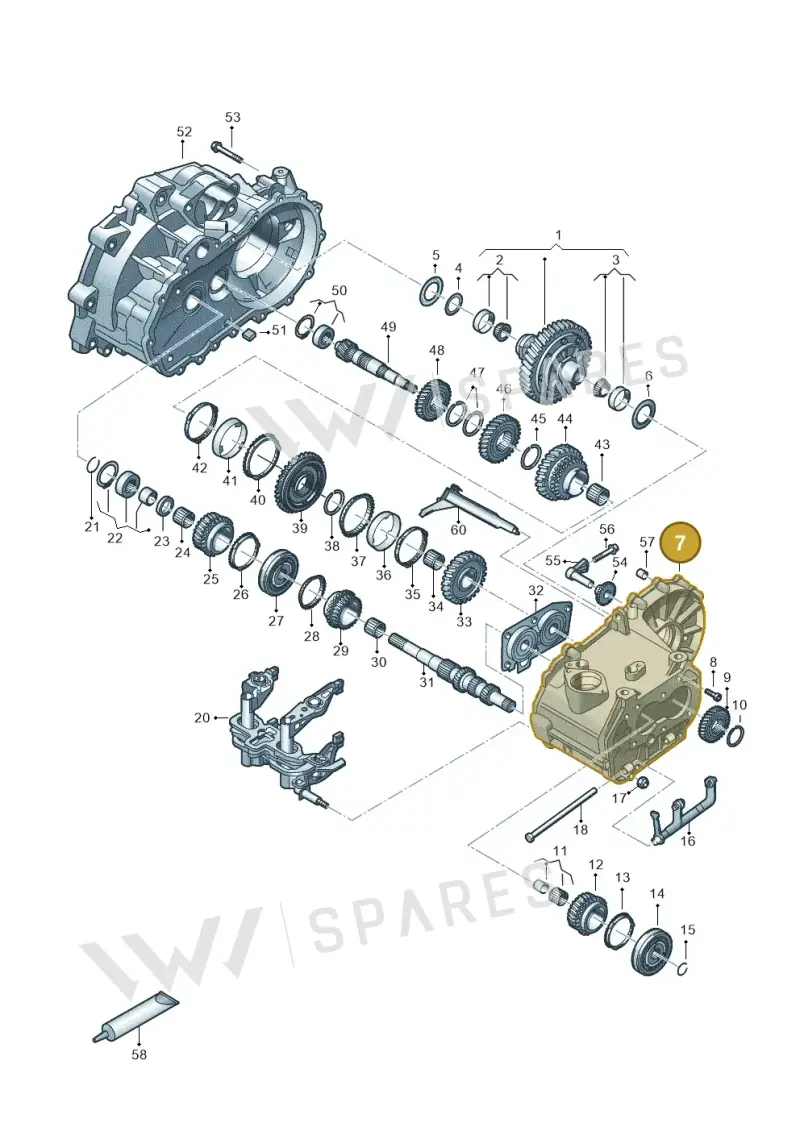 02T301103CJ — Volkswagen T-Cross 1,0 (2019-) diagram 837305060, position 7