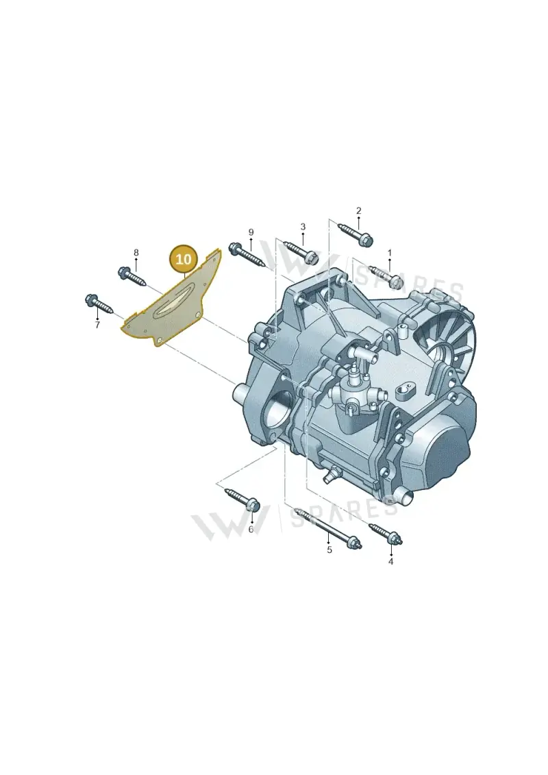 02T301159C — Volkswagen Beetle (2016-2019) diagram 694300710, position 10