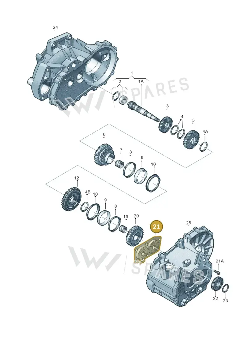 02T311206J — Volkswagen Jetta 1.6 (2014-2018) diagram 794311070, position 21