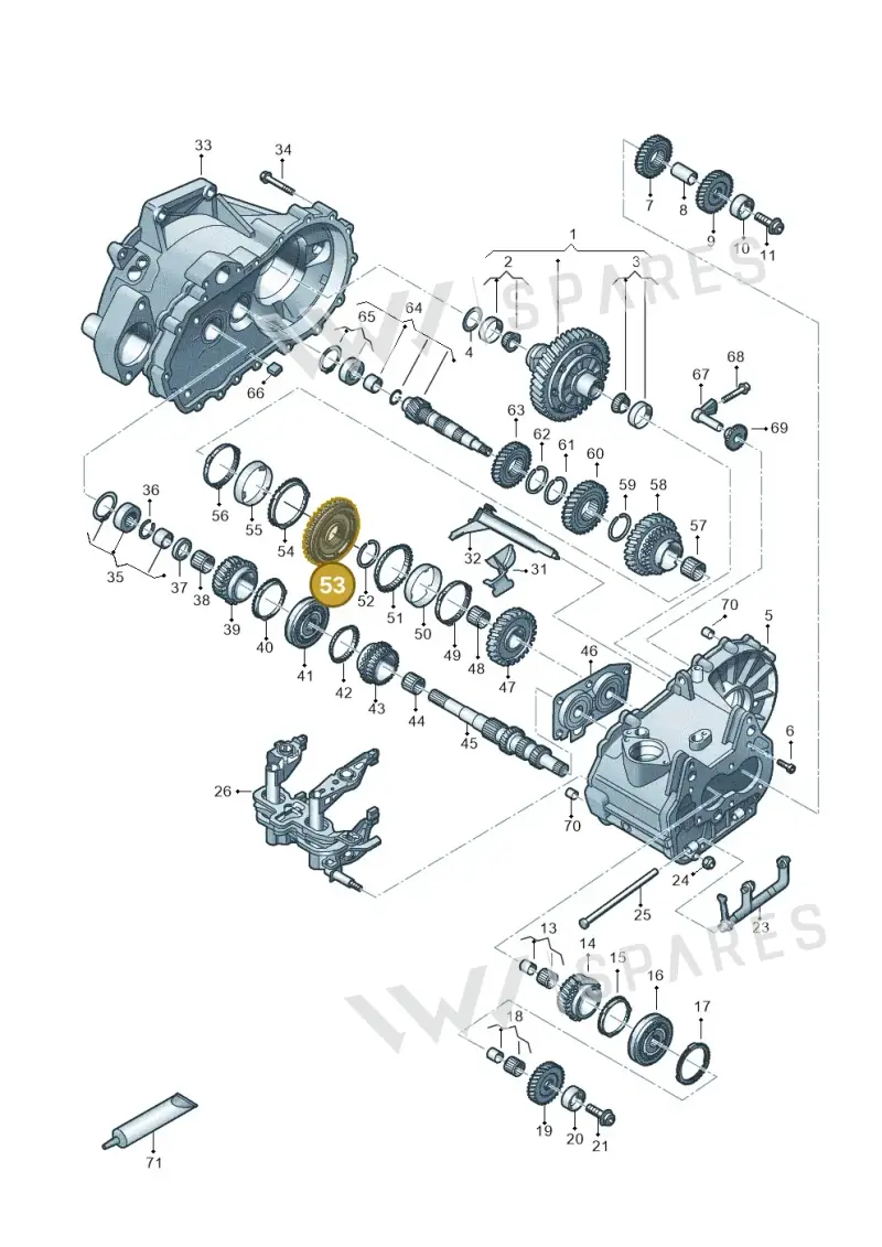 02T311239J — Volkswagen Taigo (2021-2024) diagram 827310030, position 53