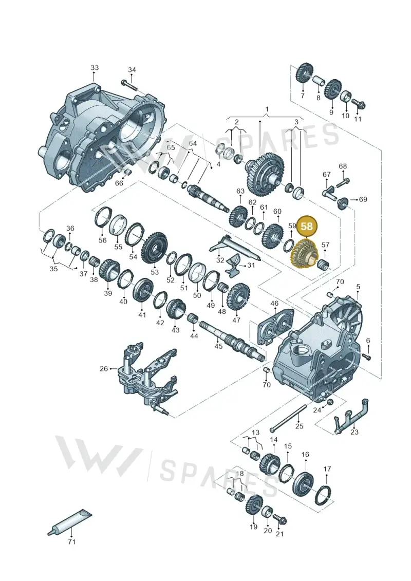 02T311261AP — Volkswagen Taigo (2021-2024) diagram 827310030, position 58
