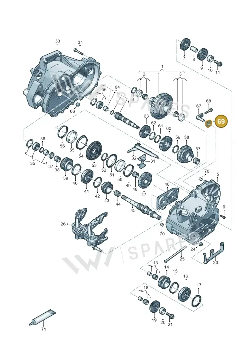 02T311529L — Volkswagen Taigo (2021-2024) diagram 827310030, position 69