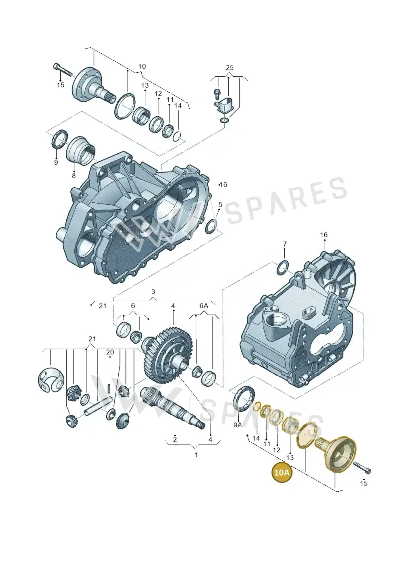 02T409343 — Volkswagen Polo (2011-2014) diagram 441409220, position 10A