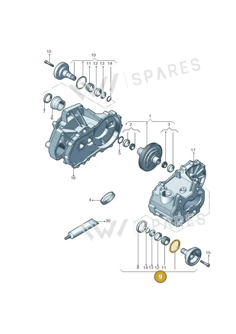 02T409343E — Volkswagen Santana (2012-2023) diagram 757409100, position 9