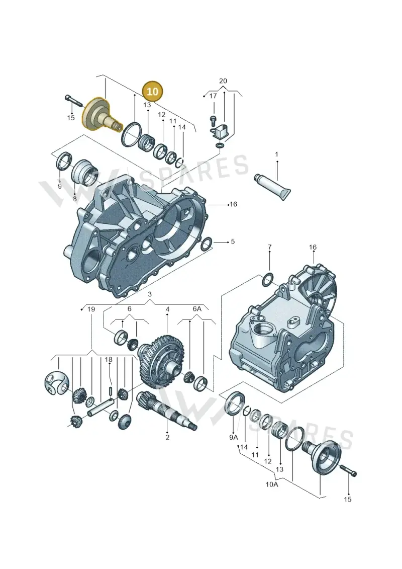 02T409344D — Volkswagen Voyage (2016-2023) diagram 558409017, position 10