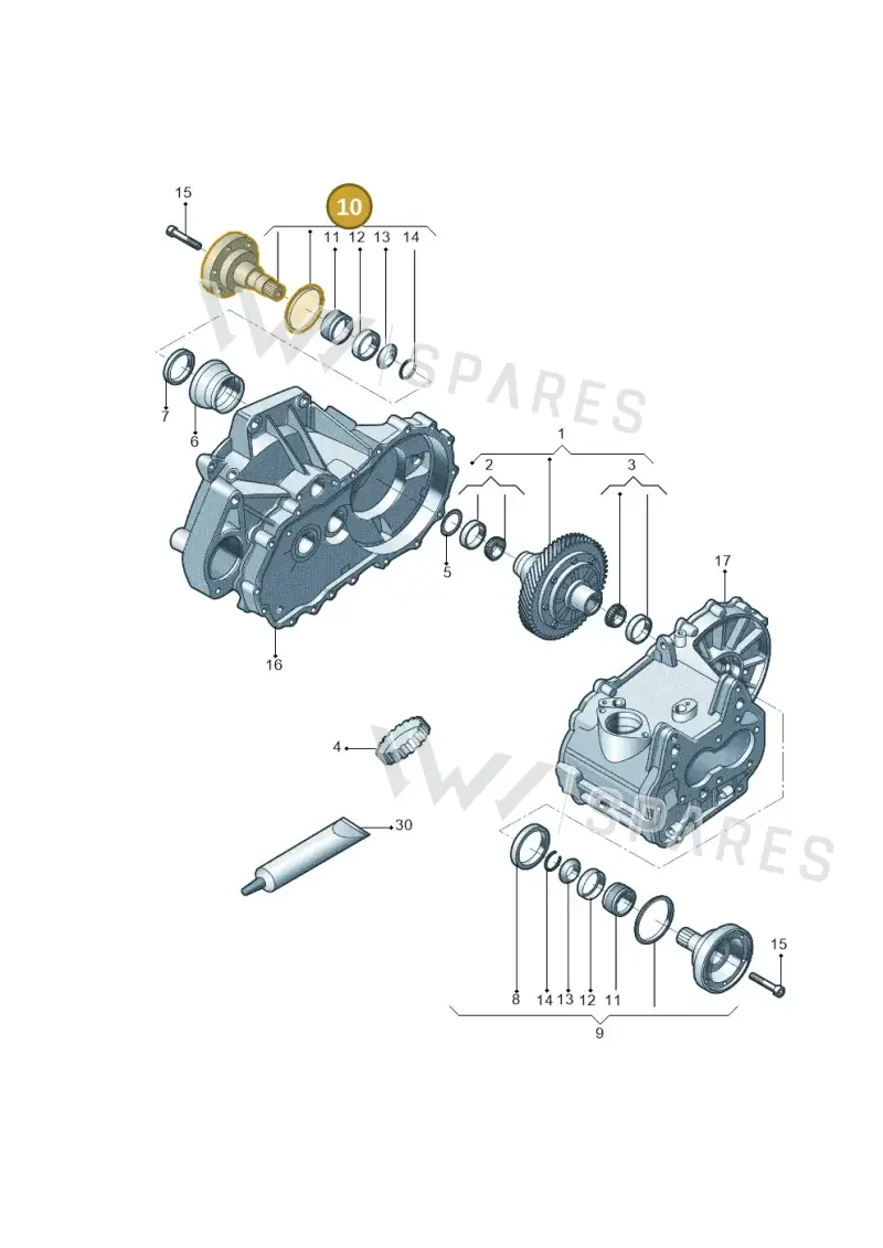 02T409344D — Volkswagen Santana (2012-2023) diagram 757409100, position 10