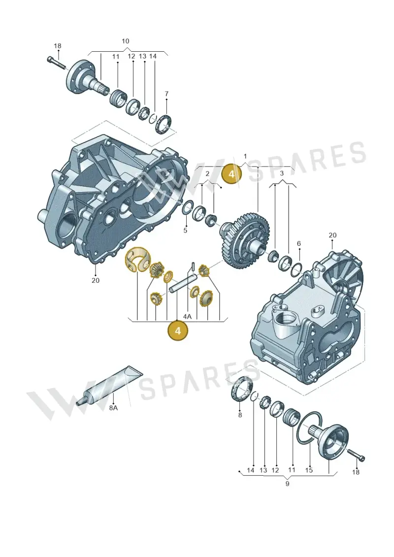 02T498081B — Volkswagen Jetta (2013-2014) diagram 420409170, position 4