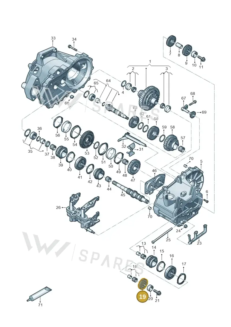 02U311349AB — Volkswagen Taigo (2021-2024) diagram 827310030, position 19