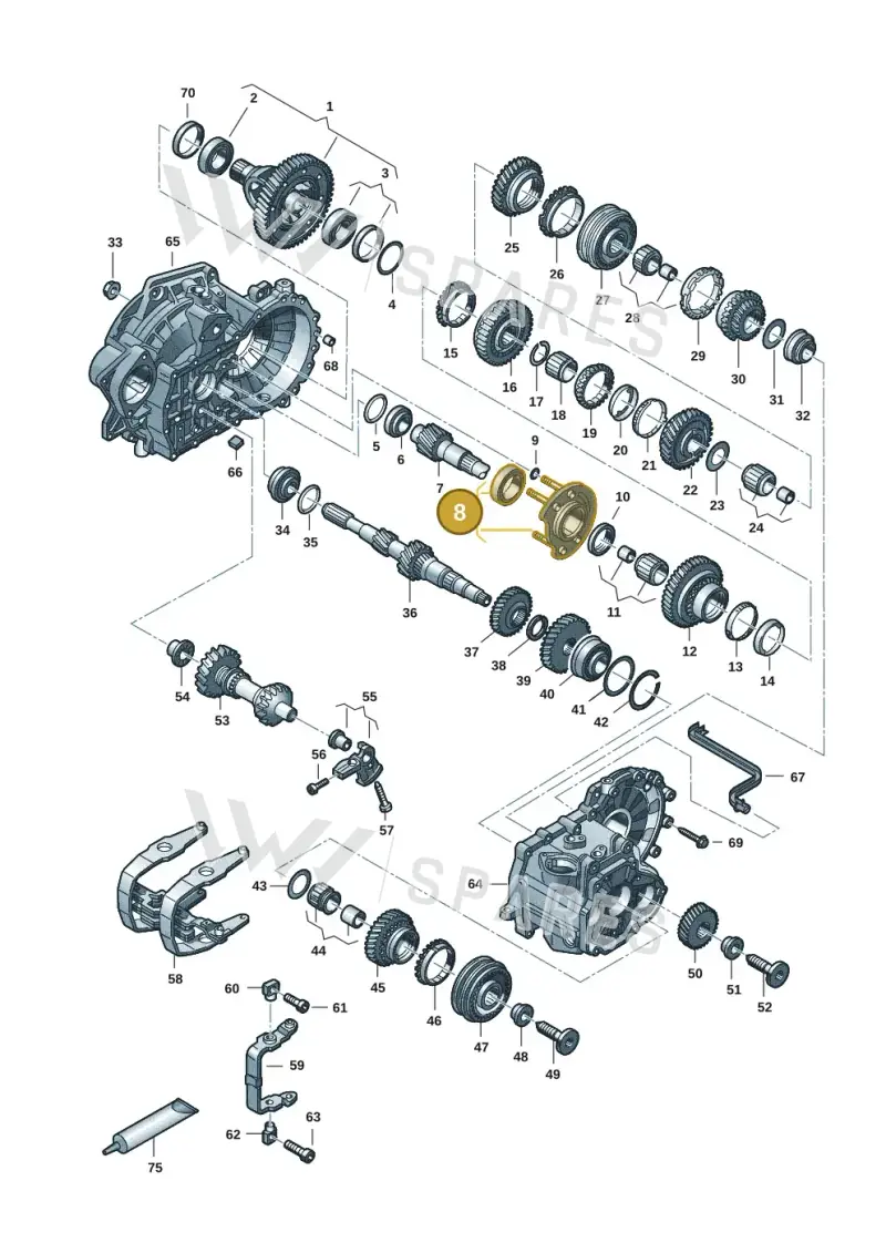 02Z311206 — Volkswagen Transporter Multivan (2019-2024) diagram 7ep300806, position 8
