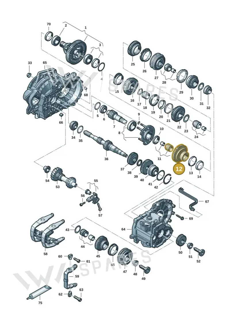 02Z311251C — Volkswagen Transport. multivan (2019-2024) diagram 7ep300806, position 12