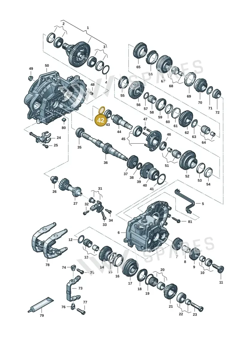 02Z398208A — Volkswagen Golf 2.0 BlueMotion (2019-2024) diagram 2gk300352, position 42
